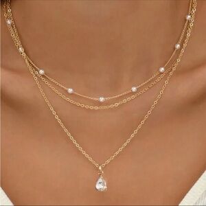 Layered necklace